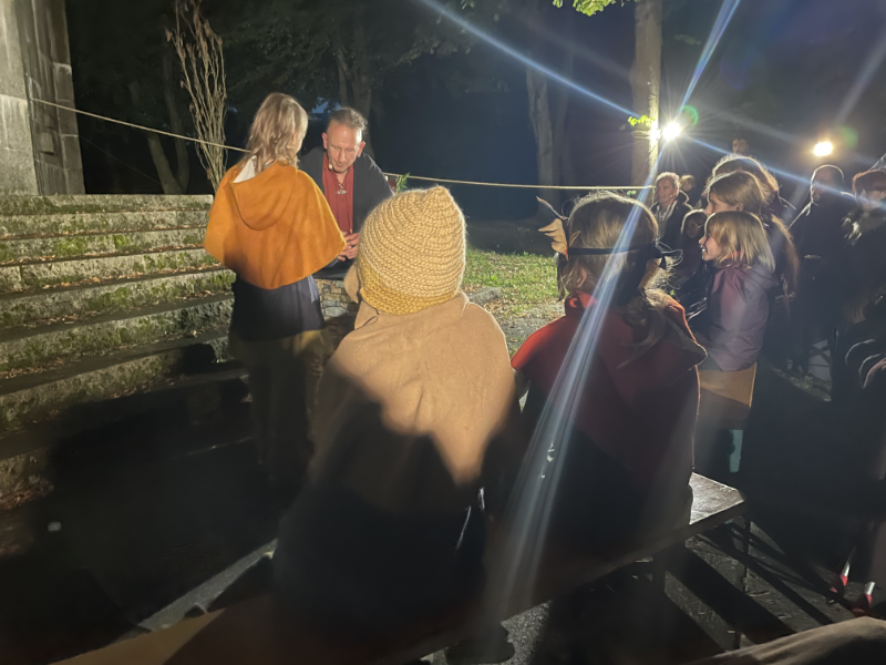 Zaubern auf dem Festival-Mediaval.